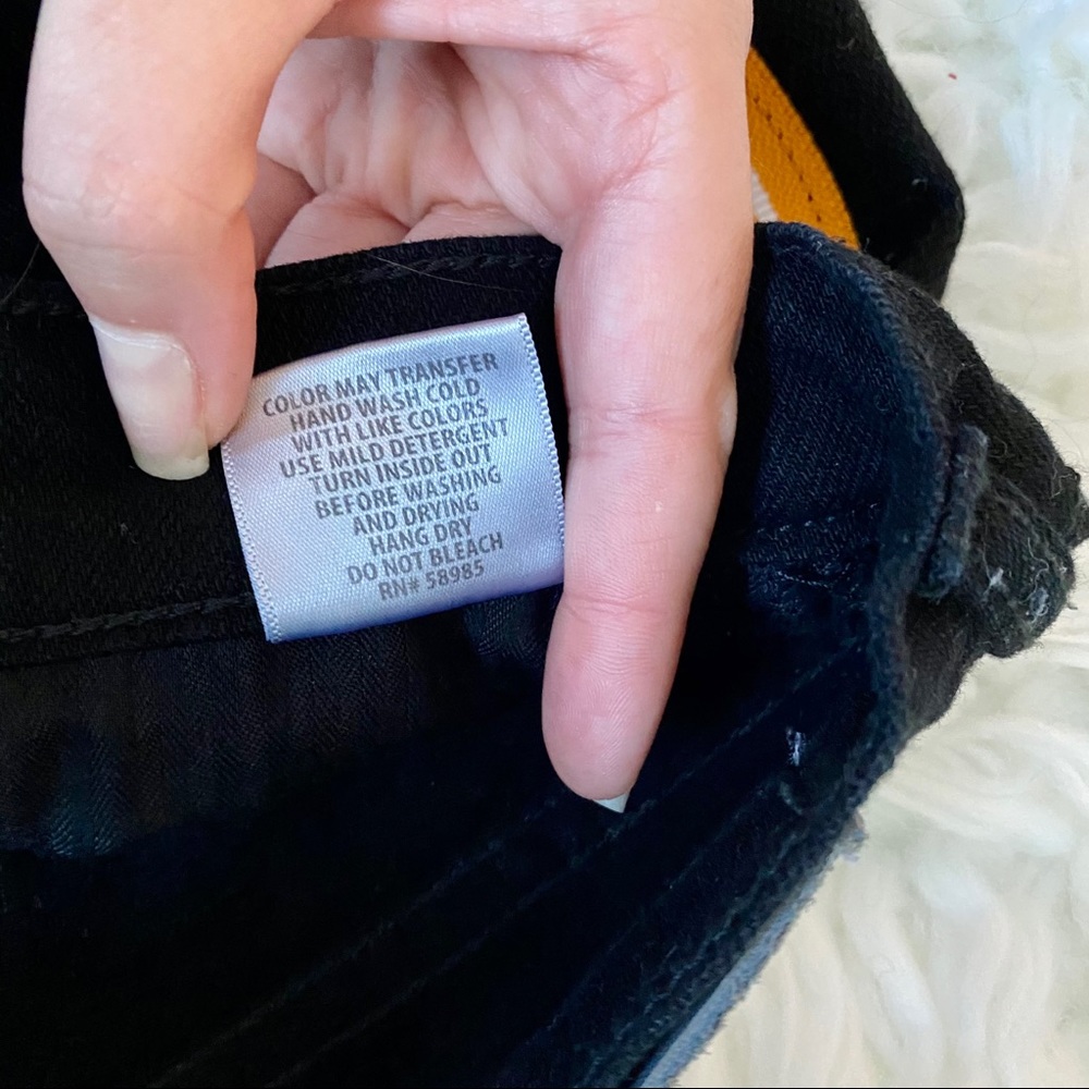 CARMAR Black & Orange Novelty Side Zip Mia Jean-24 - Picture 7 of 12